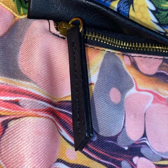 DESIGUAL Spain $129 Folded Paradiso Convertible Crossbody Bag Purse - Picture 9 of 14